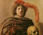 弗朗斯哈尔斯 - Boy with a Skull